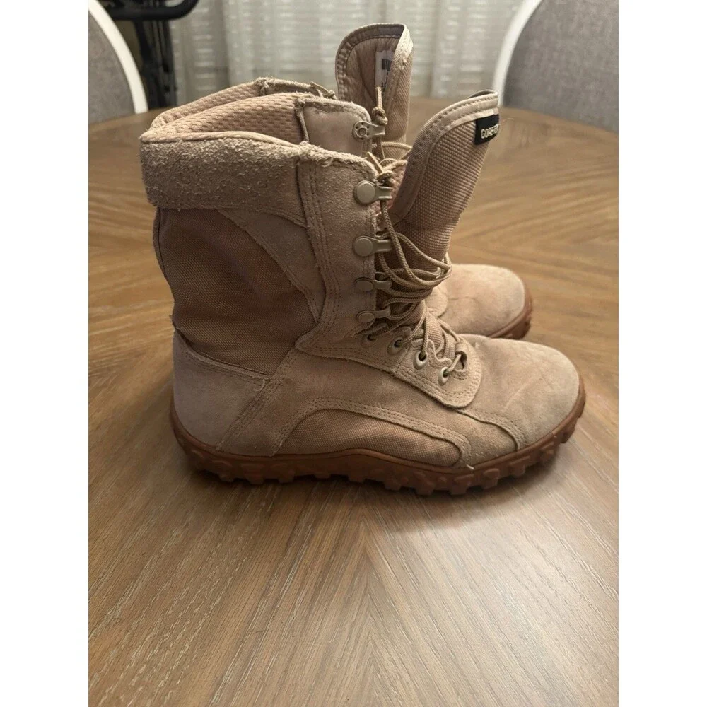 Rocky S2V Special Ops Boots Men 9.5 R Tactical Coyote Tan Military